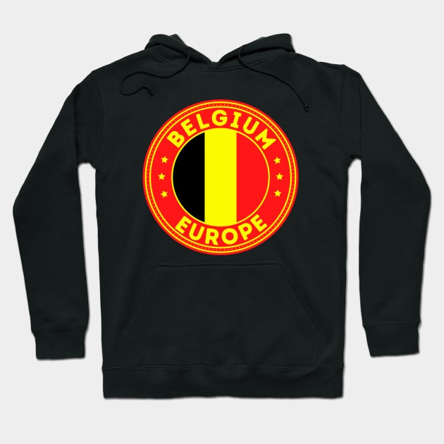 Belgium Hoodie by footballomatic